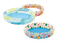 Дитячий надувний басейн Intex 59421 «Зірочки», «Фрукти» (Ø122 см, ↑25 см, об'єм: 150 л, ненадувне дно, серія: Small Pools)