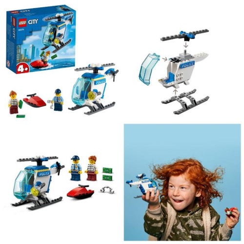 Картинка  Конструктор LEGO City Поліцейський гелікоптер  (60275) от магазина cd-market