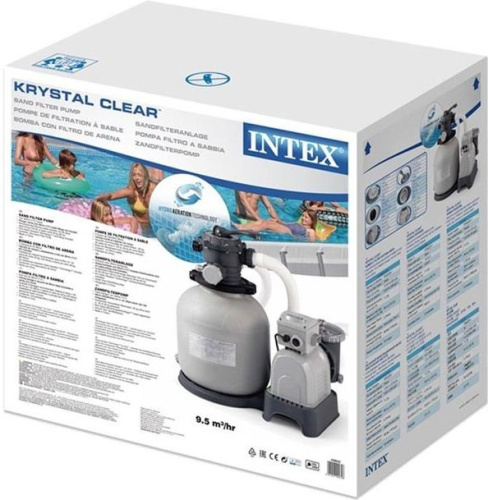 Фільтр-насос пісочний Intex 26652 (12000 л/год., 55 кг., 550W, для басейнів об'ємом 1100-70000 л., таймер, підключення Ø38 мм) фото 3