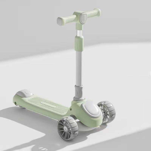 Самокат триколісний Skyper JM-8034/10 (колеса: передні Ø4.4"/заднє Ø3.15"/PU, рама: пластик/складна, підсвітка, до 25 кг) фото 2