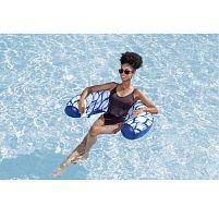 Плотик-крісло дитяче надувне для плавання BestWay 43922 (57,5*119 см, дно-сітка, вік 8+, до 100 кг)