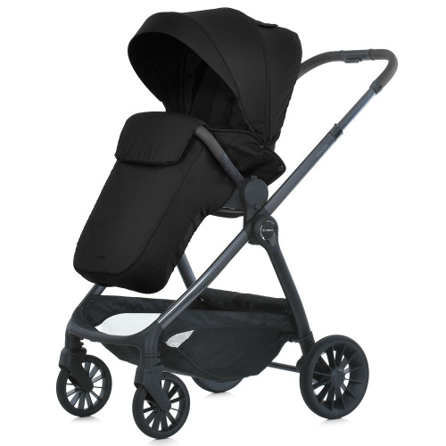 Коляска дитяча прогулянкова El Camino ME 1183 RIVIERA Jet Black (універсальна, 2в1) фото 2