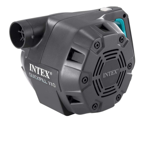Насос електричний Intex 66644 «Quick-Fill» (живлення: мережа 220V/200W, 1100 л/хв, 0.68 бар., 3 насадки, надування/здування) фото 2