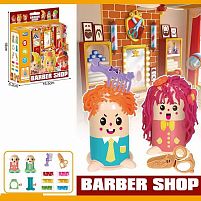 Тісто для ліплення SM 8112 "Перукарня", 2 екструдери, 6 пачечок тіста для ліплення, гребінець, ножиці, в коробці