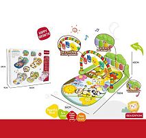 Килимок 368-82 G піаніно, мелодії, підсвічування, 5 підвісок, брязкальця, в коробці