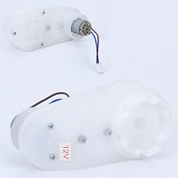 Рульовий редуктор для дитячого електроквадроцикла в зборі з мотором Bambi Racer M 4959-ST GEAR (12V, 8000RPM, вісь: Ø10 мм, ↔17 см)