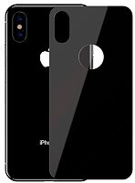 Картинка  Защитное стекло Baseus для iPhone XS 0.3mm Full rear protector, Black (SGAPIPH58-BM01) магазин cd-market