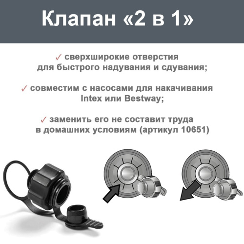 Надувне ліжко Bestway 69078 (двоспальне, 33*152*203 см., 36 см. з підголовником, вбудований електронасос 220V, навантаження до 300 кг.) фото 9