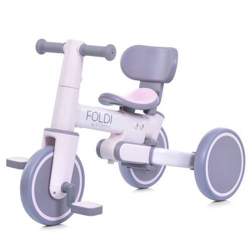 Велосипед дитячий триколісний El Camino дитячий ME 1202 FOLDI Lavender (батьківська ручка) фото 6