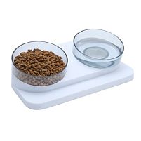 Миска для тварин на підставці подвійна 30*17.5*7см Stenson A33634