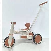 Велосипед дитячий триколісний El Camino дитячий ME 1202 FOLDI Сinnamon Beige (батьківська ручка)