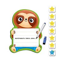 Дошка на магніті з маркером "Лінивець" VT3601-22 "Vladi Toys"