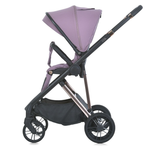 Коляска дитяча прогулянкова El Camino ME 1190 COIL Grape Pink (універсальна, 2в1) фото 4