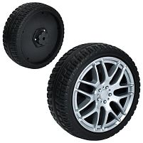 Колесо для дитячого електромобіля Bambi Racer M 6219-EVA WHEEL (задні та переднє однакові, Ø26 см/↔9 см/EVA, адаптер під редуктор)