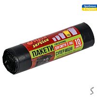 Пакети для сміття надміцні 160л 10шт/уп 80*108см Stenson KS-1024