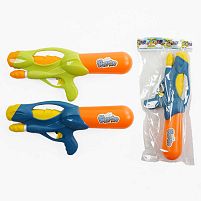 Водний пістолет 77936-1 2 кольори, 36 см, помповий механізм, механічний принцип роботи, знімний балон, в пакеті