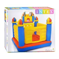 Дитячий надувний батут Intex 48259 «Замок» (135*175*175 см, надувне дно, до 54 кг) фото 8