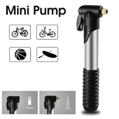 Насос ручний з кріпленням для велосипеда 20.5*3см Stenson VL97762