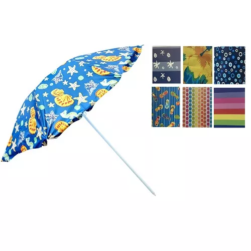 Парасоля пляжна d2.4м срібло Stenson MH-0041 фото 2