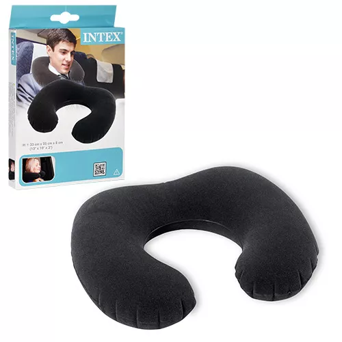 Подушка надувна Intex 68675 (10*30*36 см, флокована) фото 2