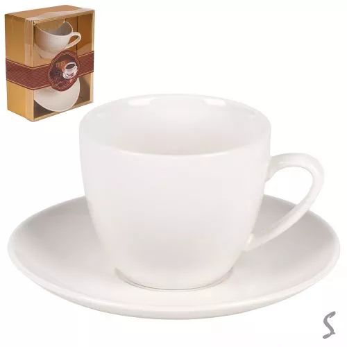 Чашка з блюдцем "Coffee" 230мл Stenson R34230-3