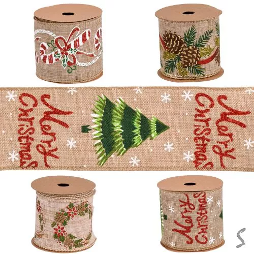 Стрічка декоративна 2.7м*6.3см Stenson R33977