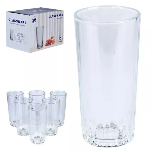 Склянка висока "Bright" 6шт/наб 350мл Stenson R100054