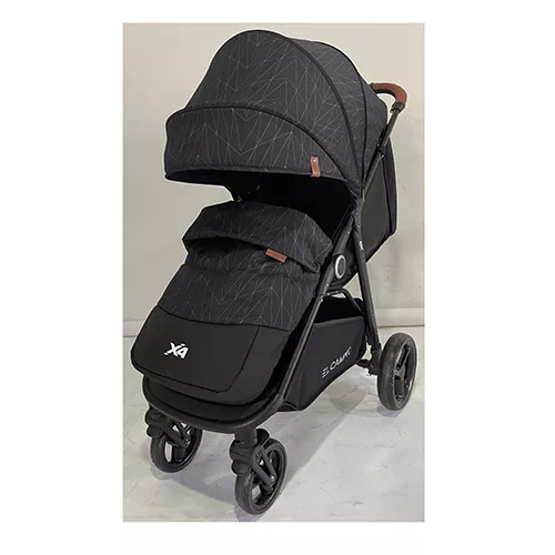 Коляска дитяча прогулянкова El Camino ME 1024 X4 Black Lines
