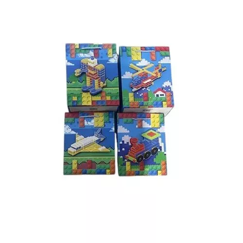 Пакет подарунковий паперовий L "Constructor 3D" 30*41.5*12см Stenson R34548-L