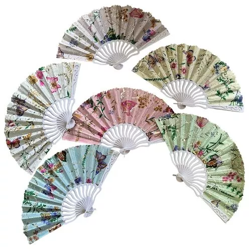 Віяло "Квітковий сад" 23см Stenson R38332