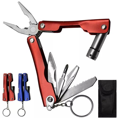 Мультитул із ліхтариком "9в1" Stenson (R16626)