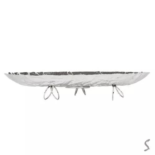 Блюдо декоративне на ніжках 26*16см Stenson R40583 фото 2