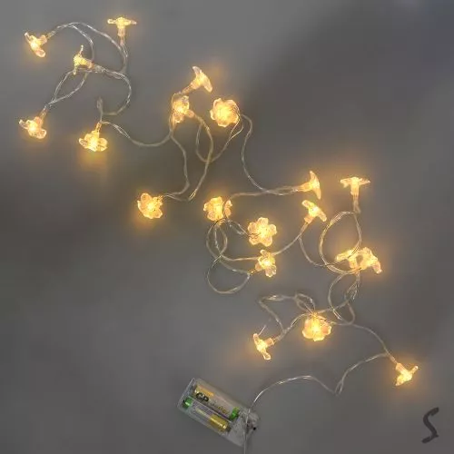 Гірлянда світлодіодна "Квіти" 4м 20led (2AA) Stenson M48232 фото 3