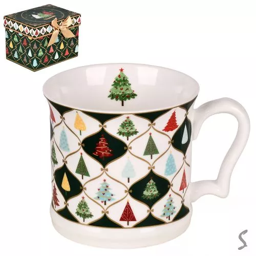 Чашка новорічна "Winter forest" 420мл Stenson R36283