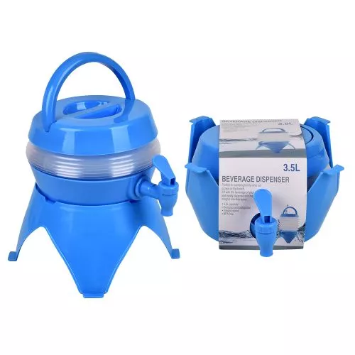 Диспенсер для води/лимонадник складаний 3.5л Stenson R93065 фото 2