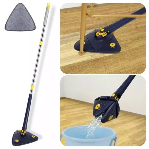 Швабра універсальна трикутна з віджиманням 119*27см Stenson R90434-M