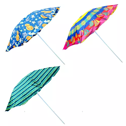 Парасоля пляжна d2.4м срібло Stenson MH-0041 фото 3