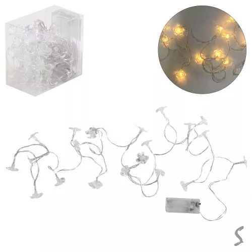 Гірлянда світлодіодна "Квіти" 4м 20led (2AA) Stenson M48232