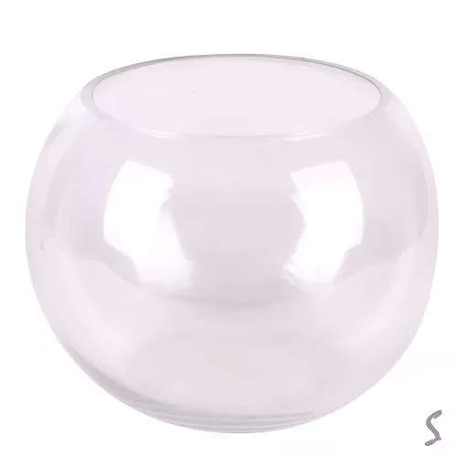 Ваза скляна "Round" 18см Stenson R35667-18